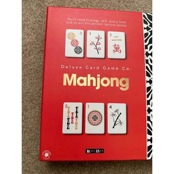 Mahjong Game SEALED Brand New in Box Deluxe Card Game Co. Family Night Tiles - Picture 2 of 4